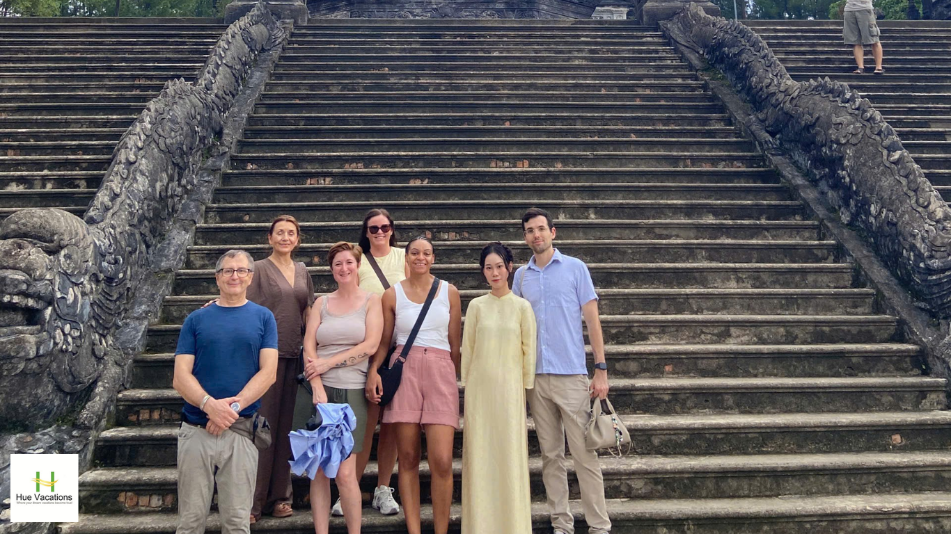 Hue city tour - Khai Dinh Tomb an impressive blend of Eastern and Western architecture